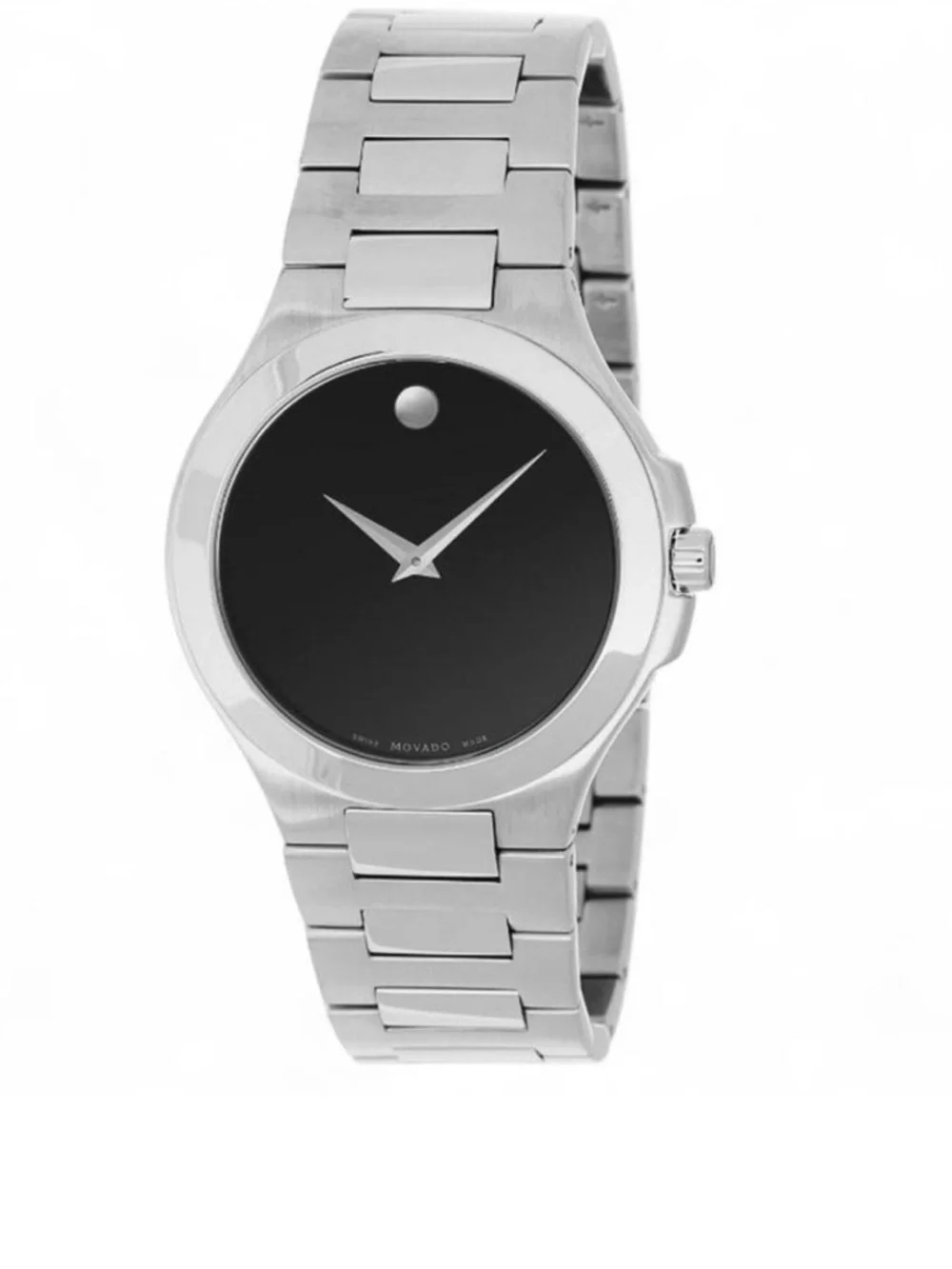 Movado Men’s Swiss Made Watch 40mm Museum Dot Stainless Steel Bracelet (NWT)
